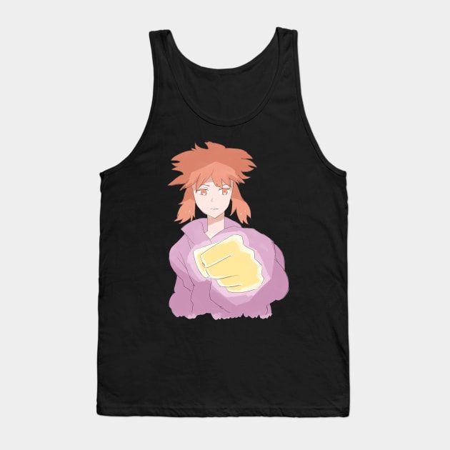 Glowing Fist Bump Tank Top by Chill2Art